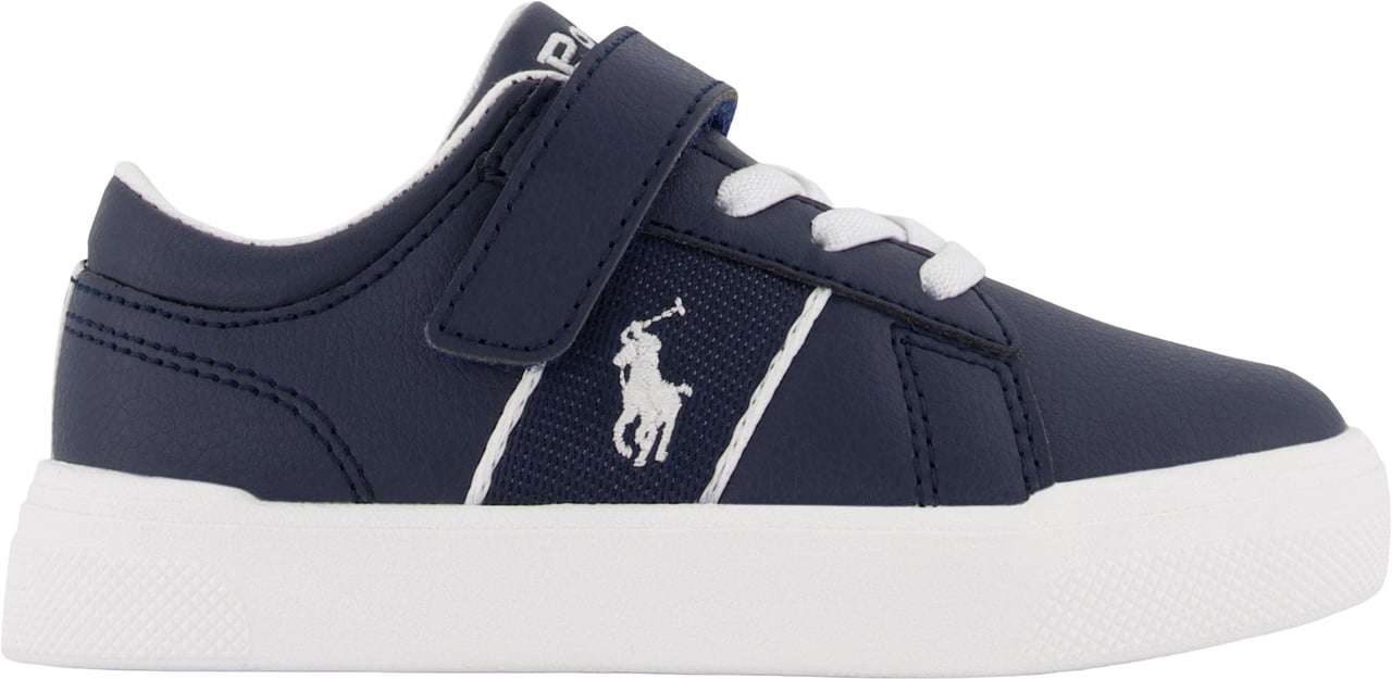 Ralph Lauren FRAZIER II PS Jongens Sneakers In Navy Blauw