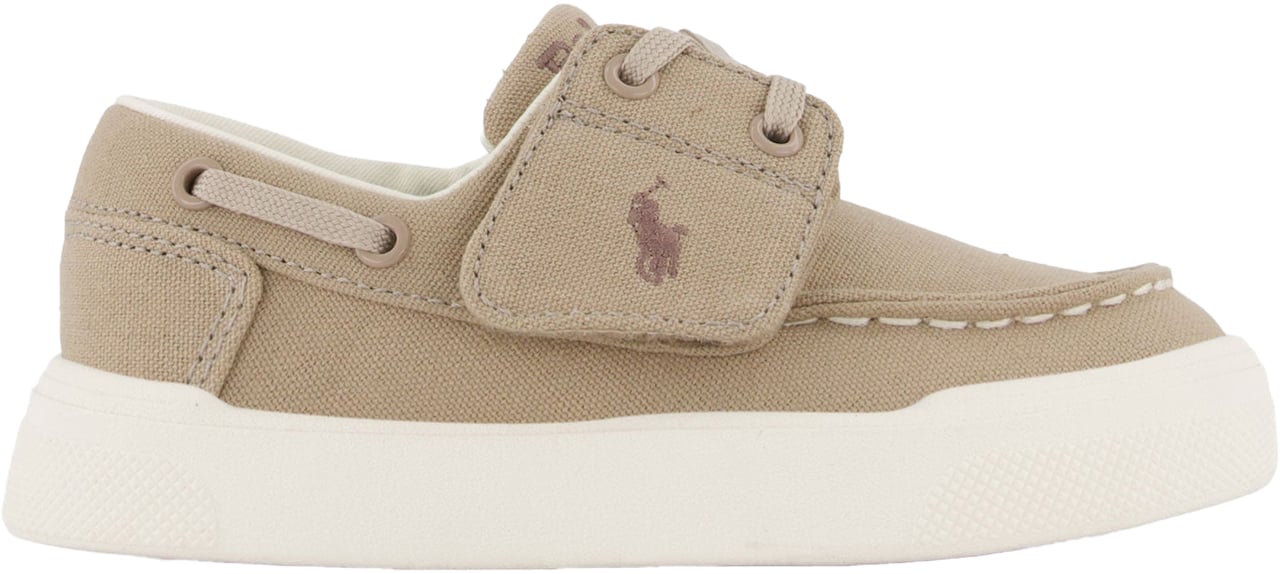 Ralph Lauren Ralph Lauren FRAZIER BOAT EZ Jongens Sneakers In Beige Beige