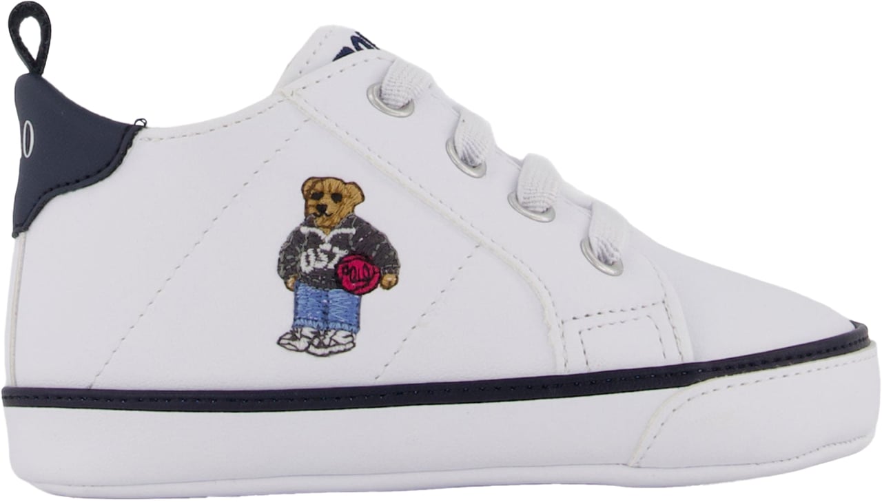 Ralph Lauren Ralph Lauren QUILTON BEAR Baby Jongens Sneakers In Wit Wit
