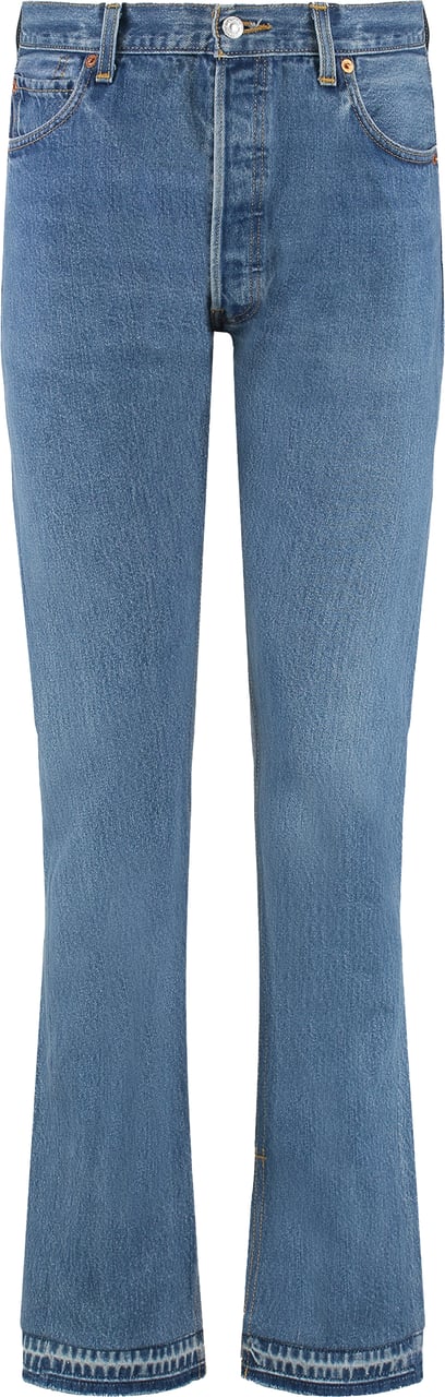 Re-Done Re/Done X Levis - High-rise skinny-fit jeans Blauw