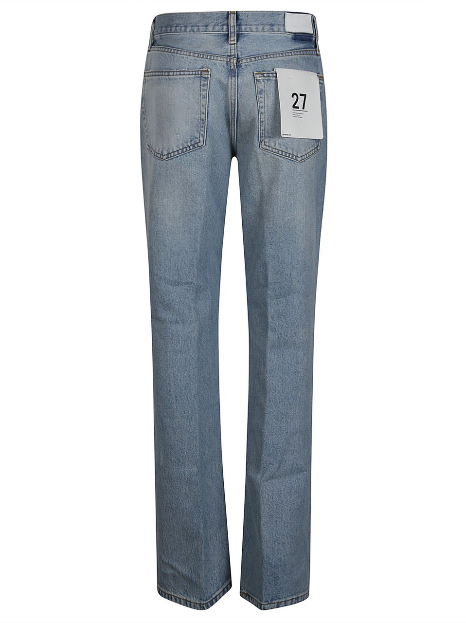 Re-Done Easy Straight Jeans Blue Blauw
