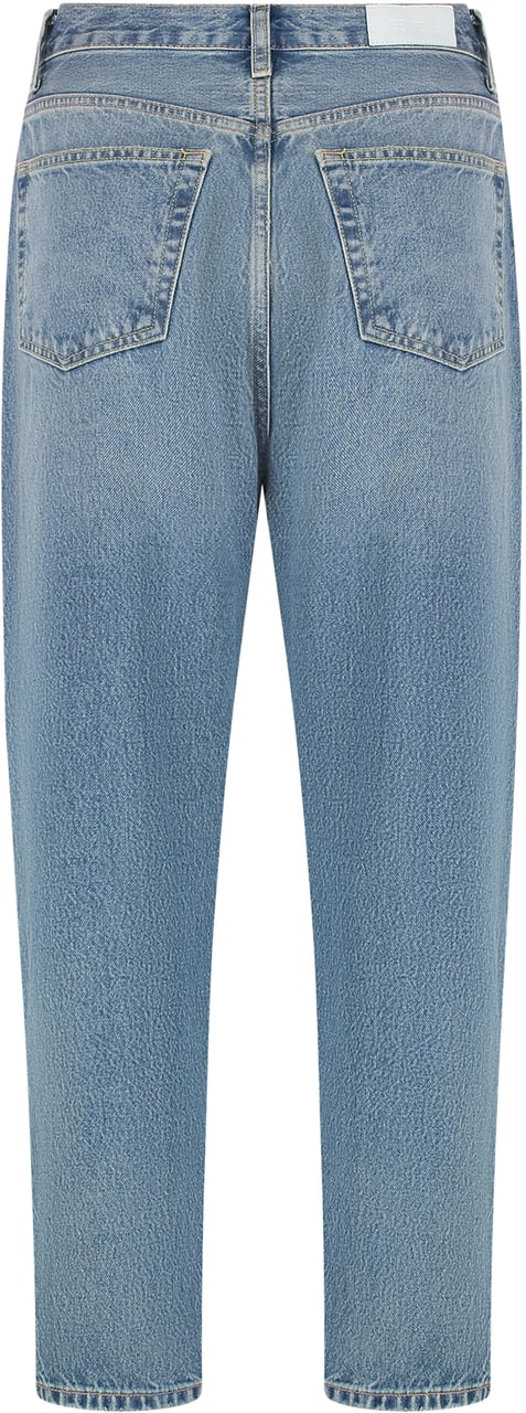 Re-Done High-rise boyfriend jeans Blauw