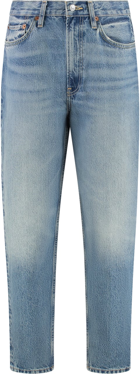 Re-Done High-rise boyfriend jeans Blauw
