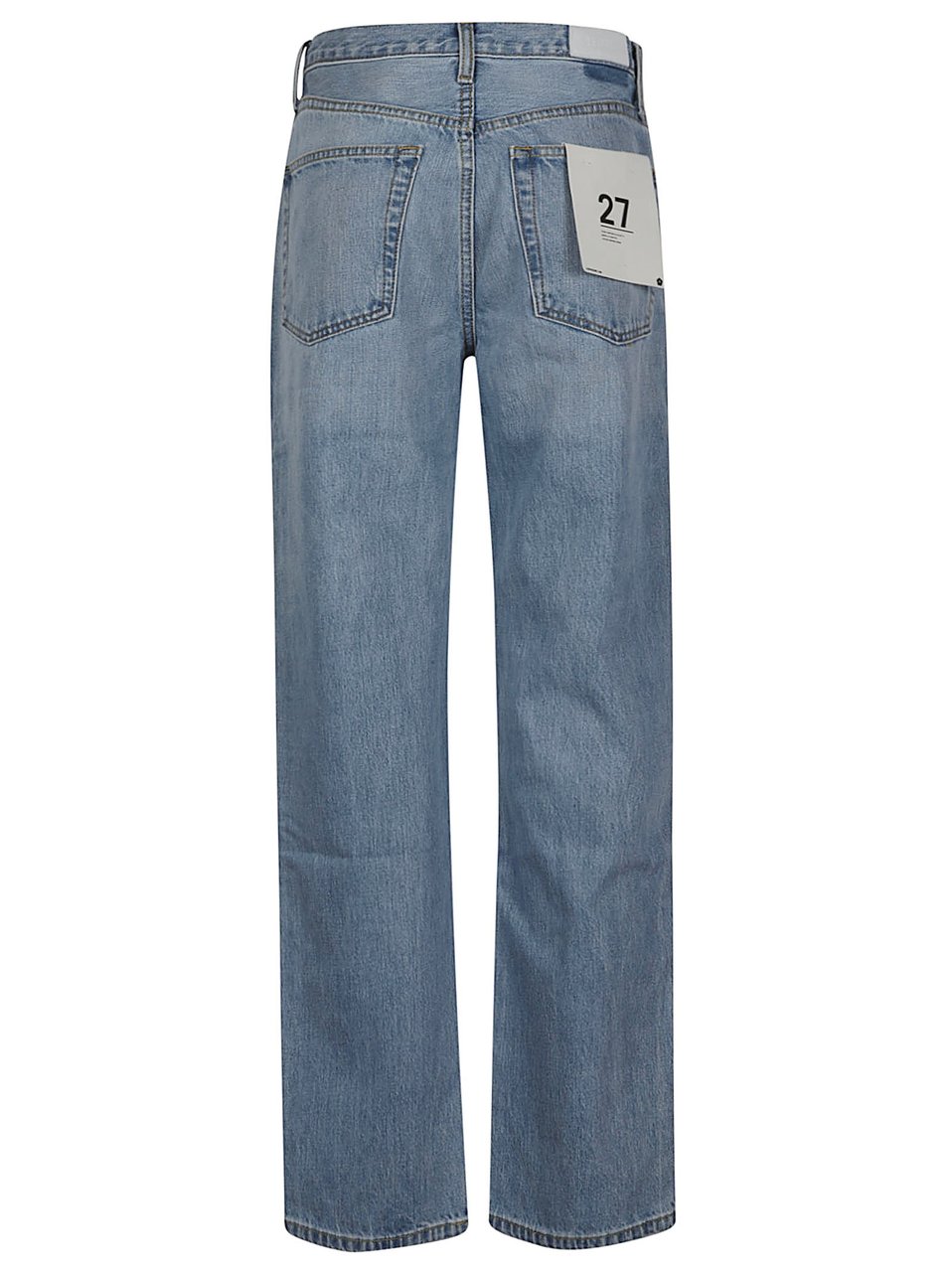 Re-Done Loose Long Light Wash Jeans Blauw