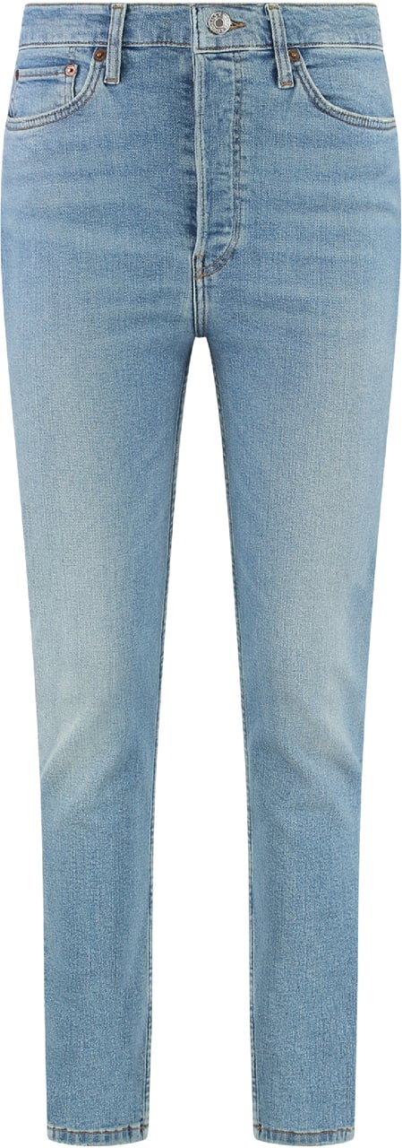 Re-Done 90s High-rise skinny-fit jeans Blauw