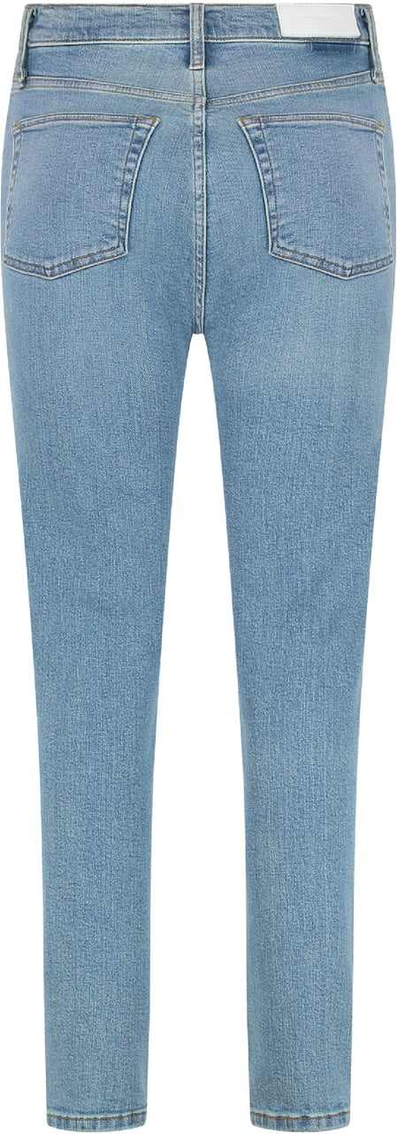Re-Done 90s High-rise skinny-fit jeans Blauw