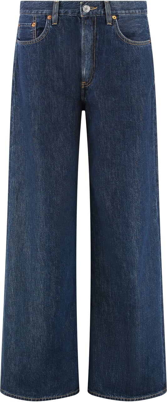 Re-Done Wide-leg jeans Blauw