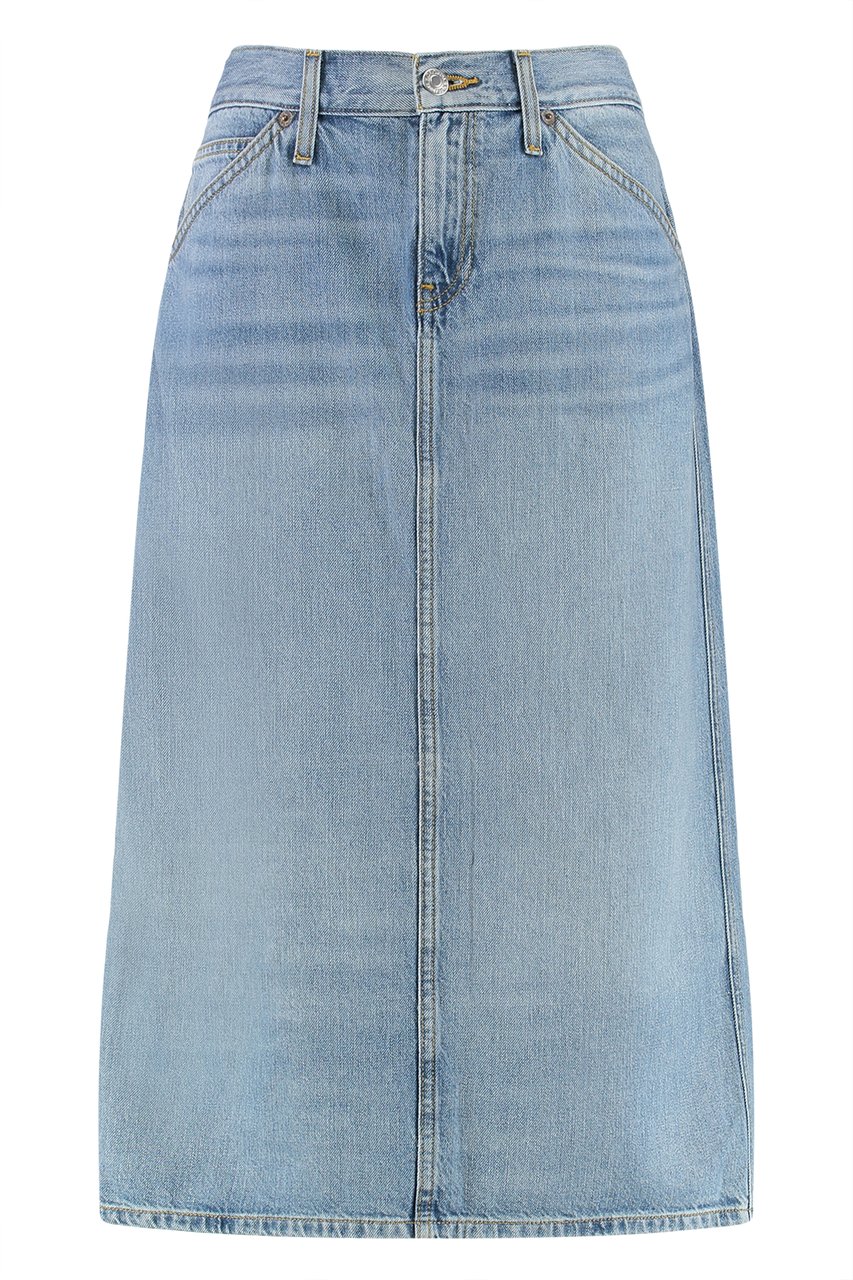 Re-Done Denim skirt Blauw