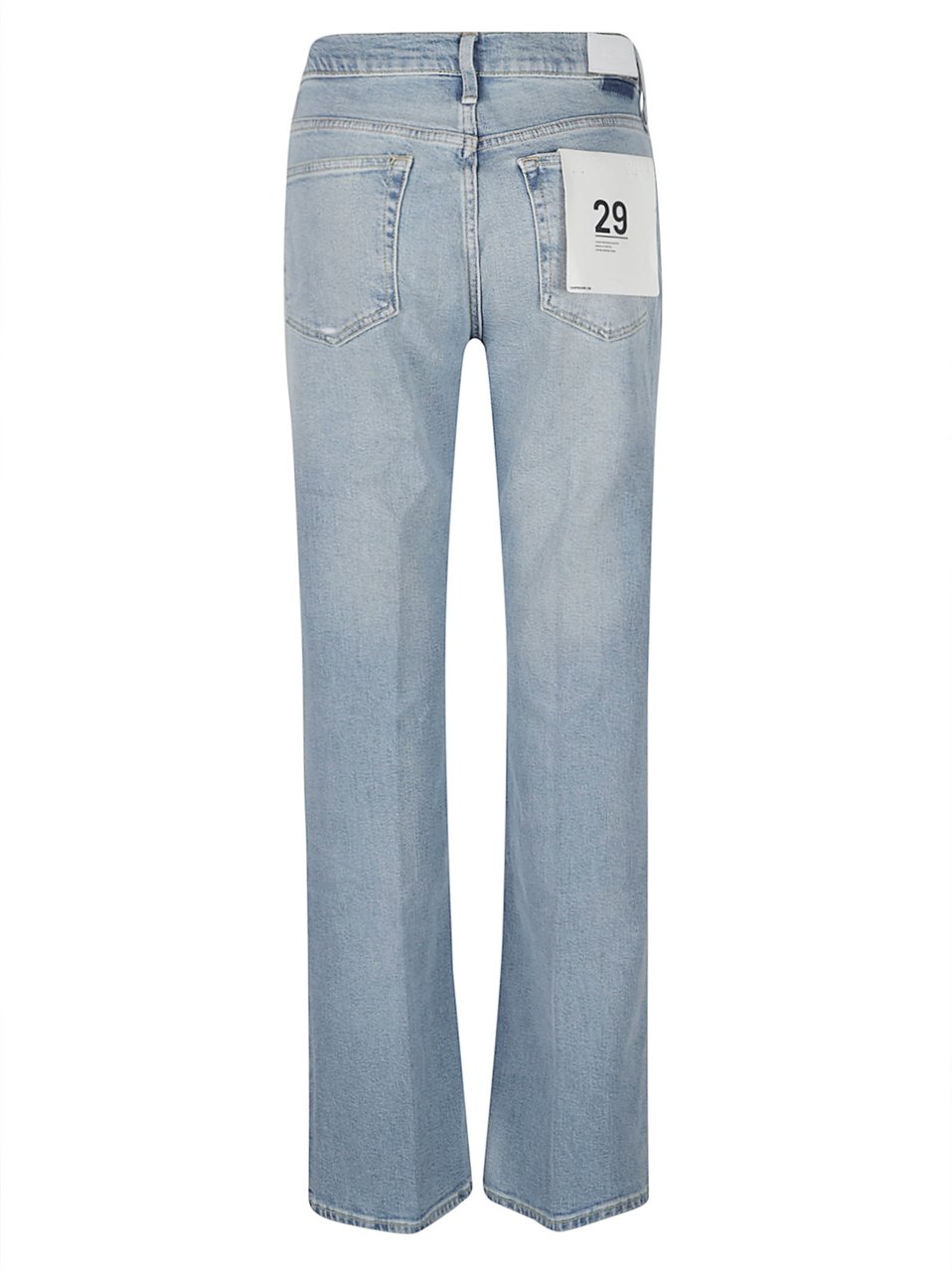 Re-Done 70s Mid Rise Bootcut Jeans Blue Blauw