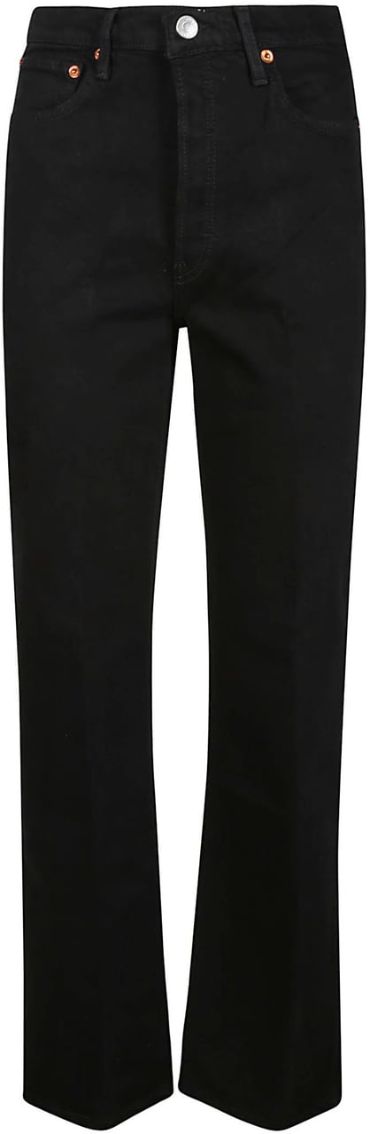 Re-Done 90s High Rise Loose Jeans Black Zwart