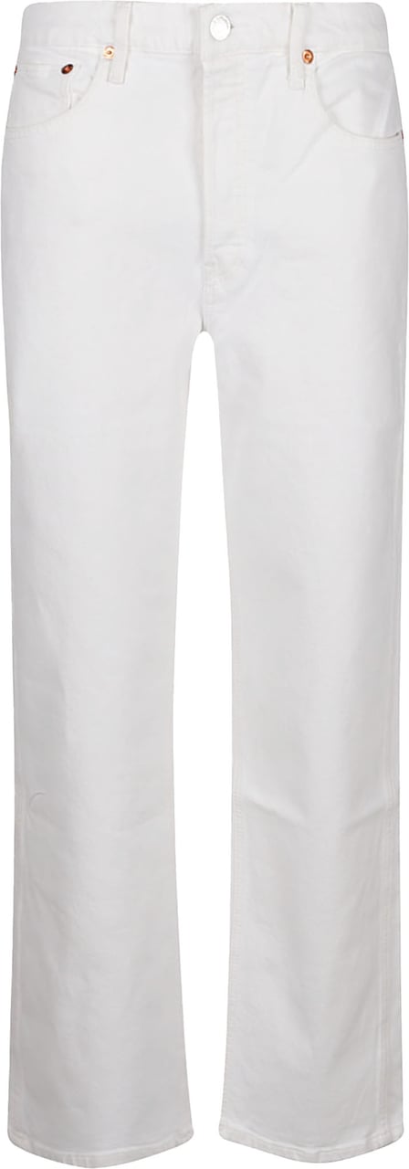 Re-Done 90s High Rise Loose Jeans White Wit