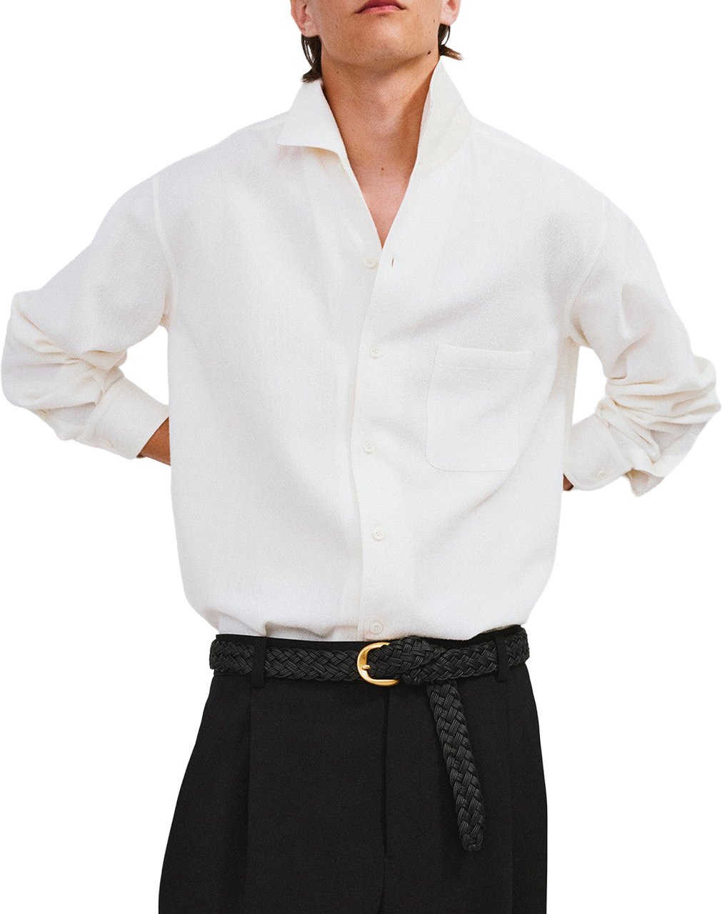 Recto Camicia Alan Resort Bean Ivory Divers