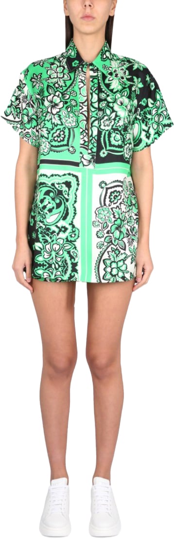 RED Valentino Carre' Bandana Shirt Groen