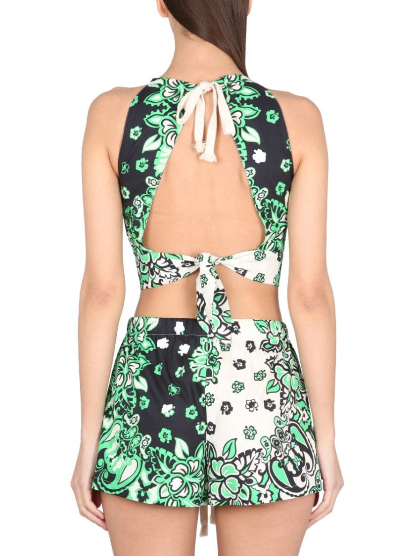RED Valentino Carre' Bandana Top Groen