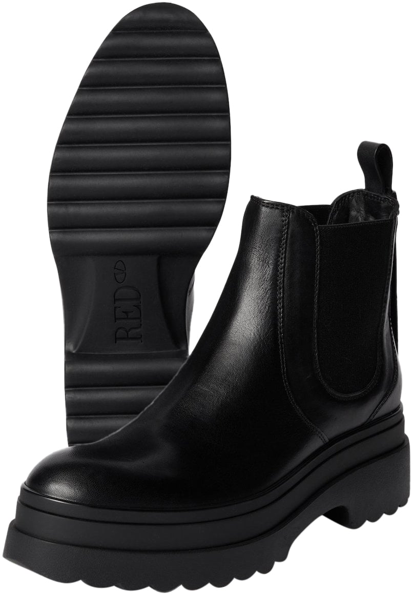 RED Valentino Platform Ankle Boots Zwart