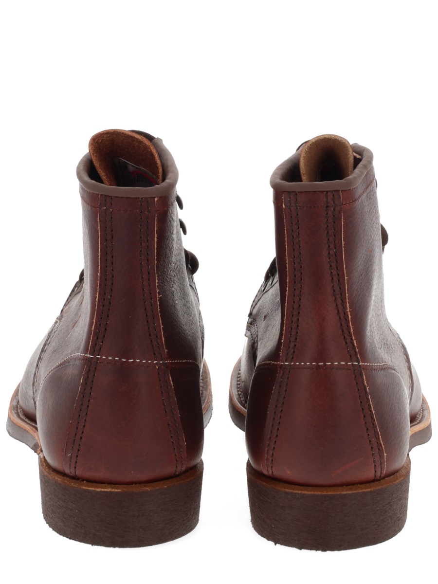 Red Wing Ankle-Height Boot in Briar Oil Slick Finish Zwart