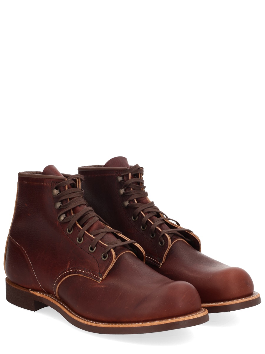 Red Wing Ankle-Height Boot in Briar Oil Slick Finish Zwart