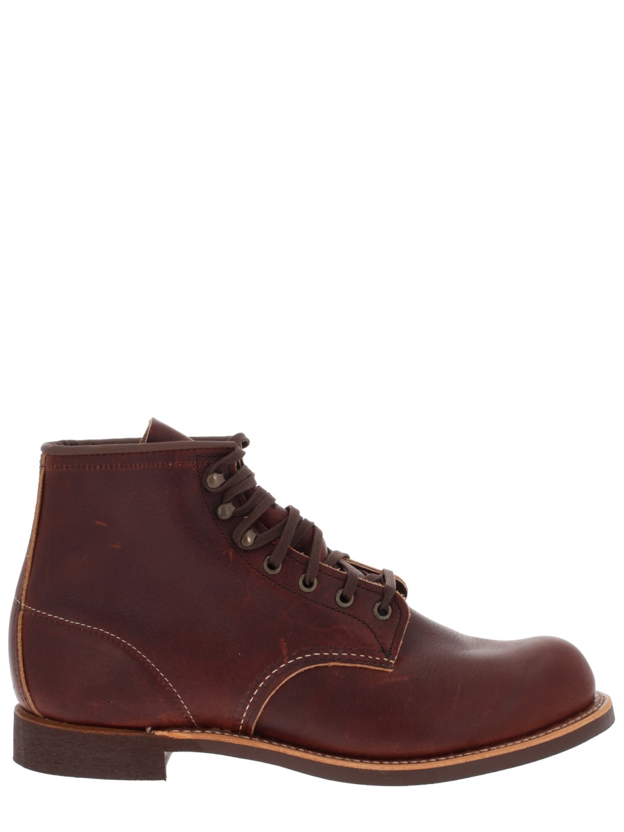 Red Wing Ankle-Height Boot in Briar Oil Slick Finish Zwart