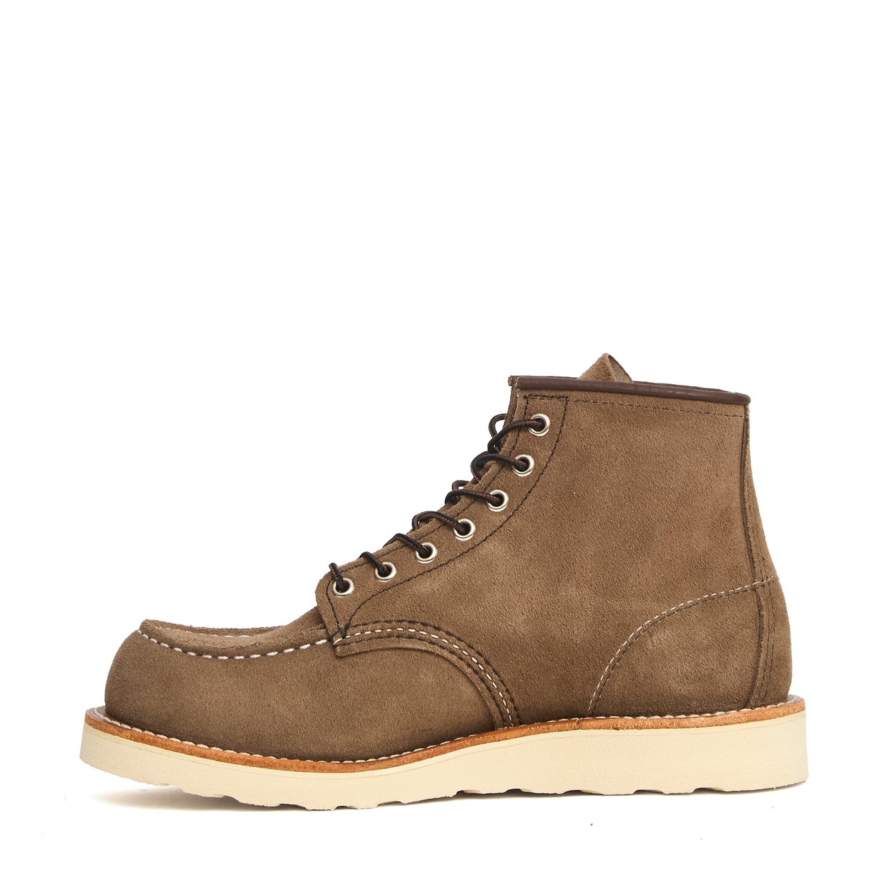 Red Wing Moc Classico Goodyear Suede Boots Bruin