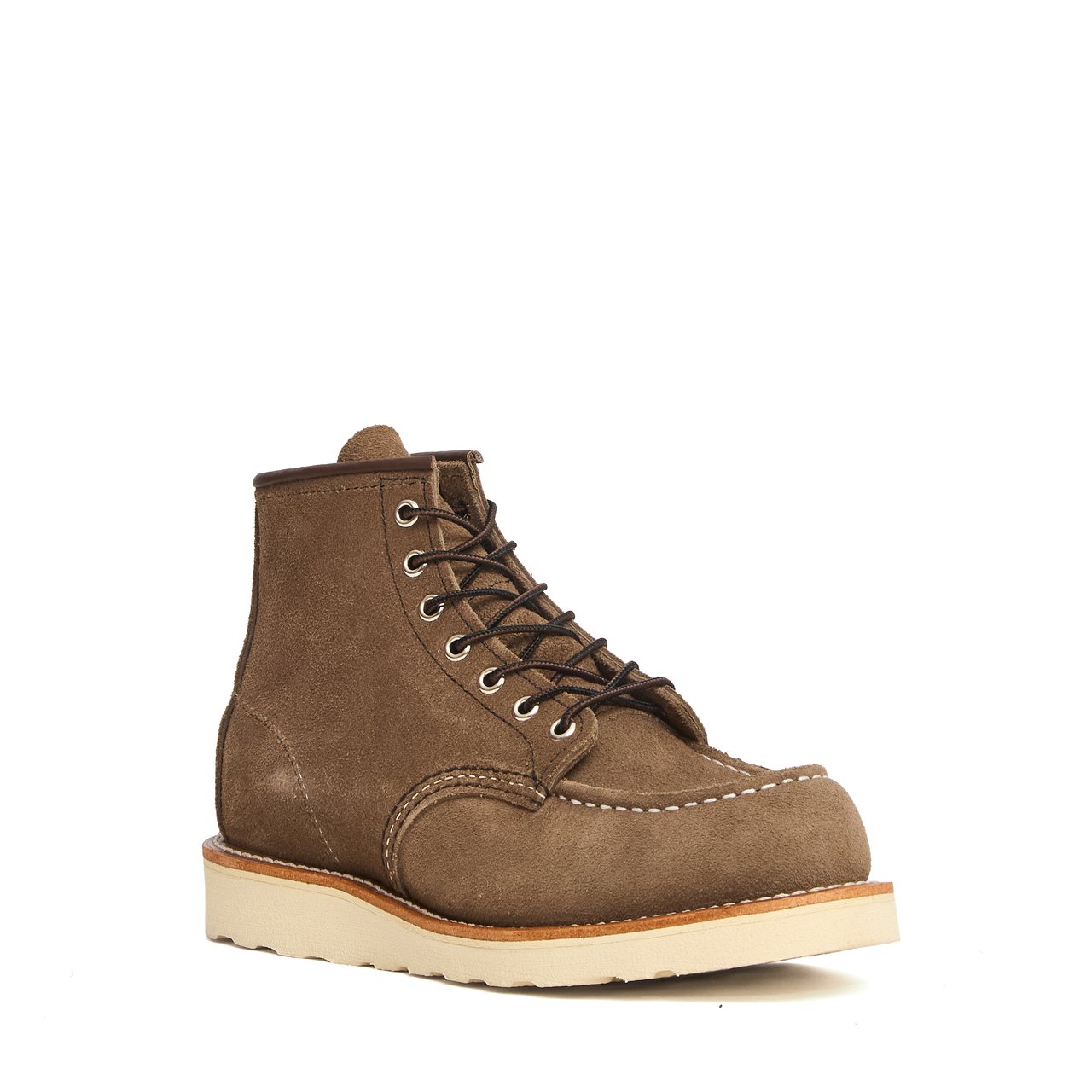 Red Wing Moc Classico Goodyear Suede Boots Bruin