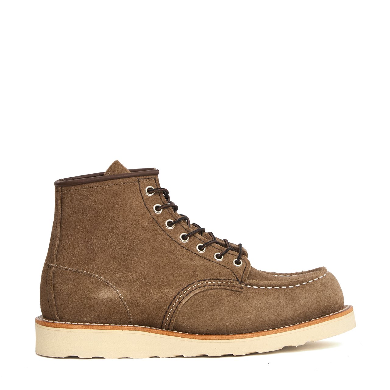 Red Wing Moc Classico Goodyear Suede Boots Bruin