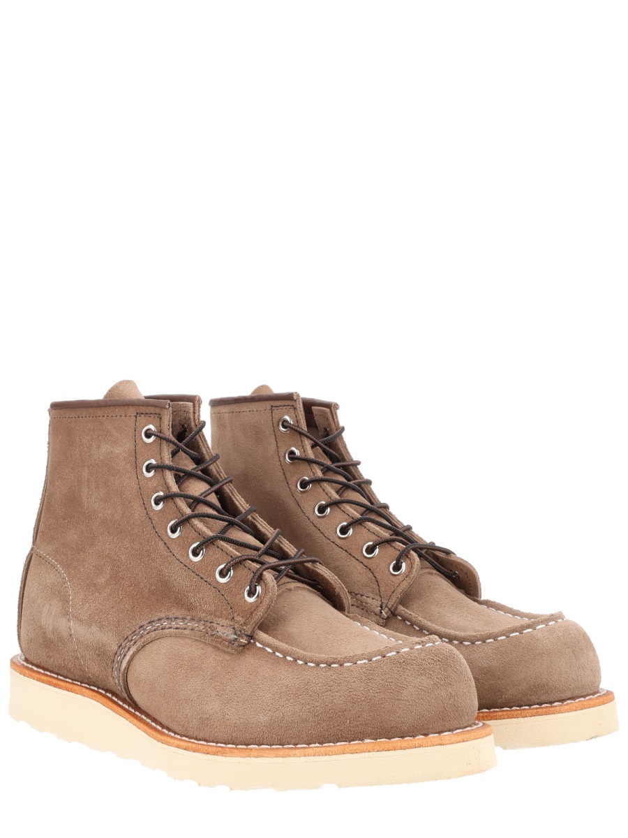 Red Wing Classic Moc Ankle-High Toe Leather Boots Neutraal