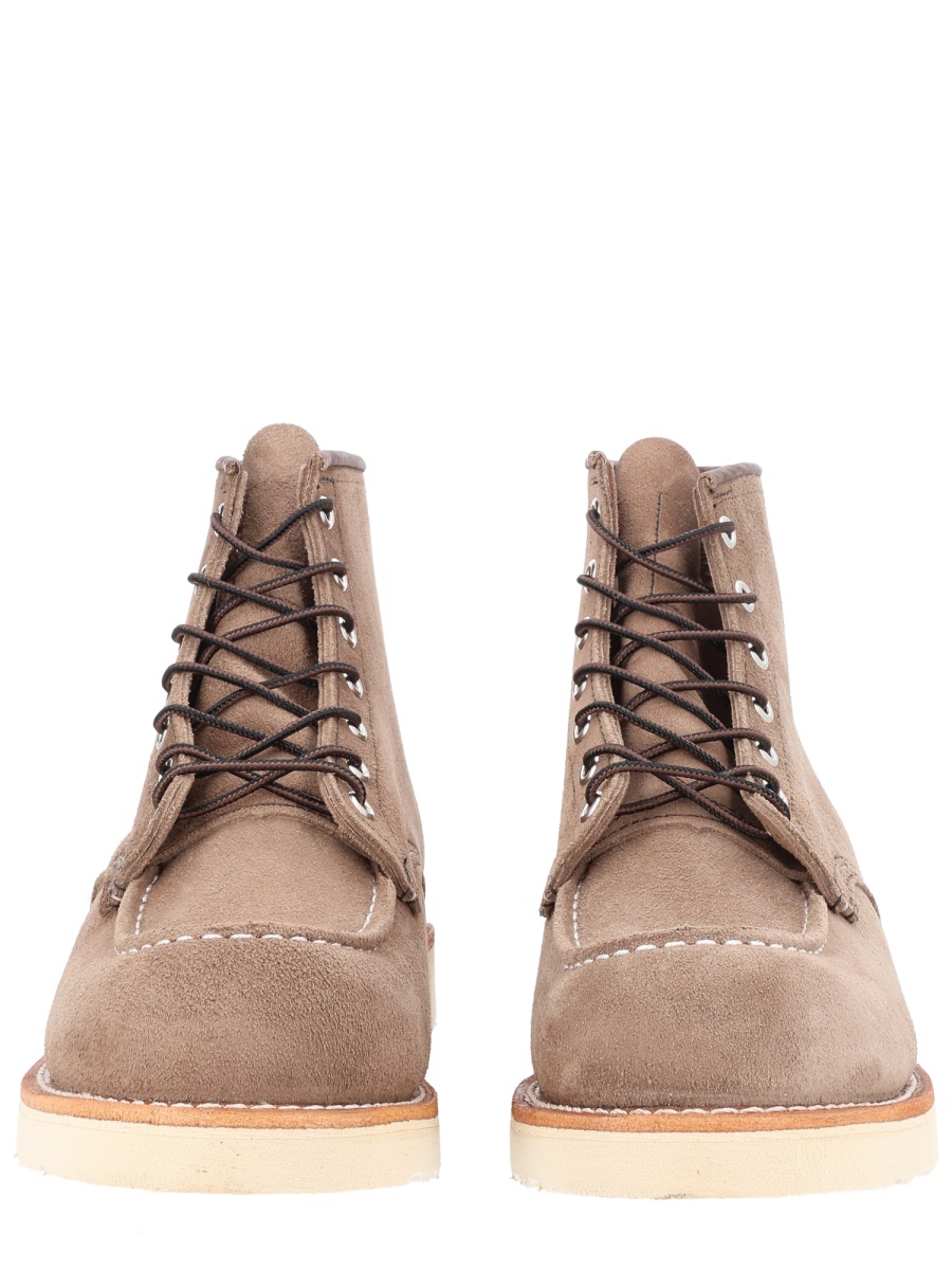 Red Wing Classic Moc Ankle-High Toe Leather Boots Neutraal