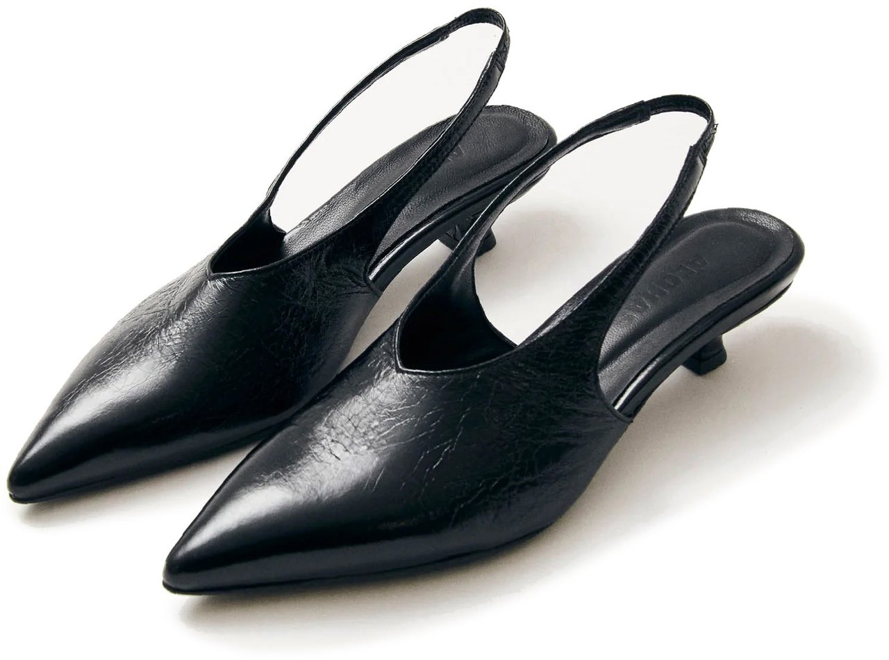 Red Wing Mules Eros Leather Nero Zwart