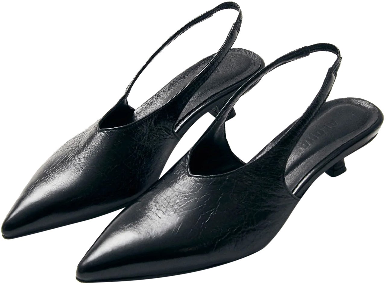 Redwings & Alohas Mules Eros Leather Nero Zwart