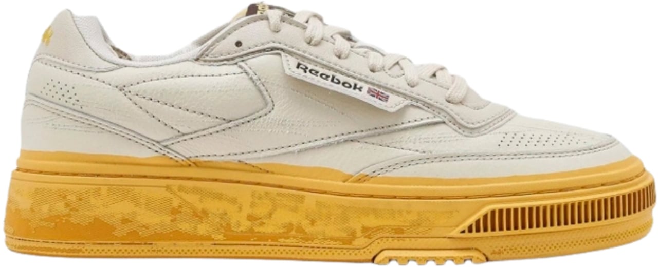 Reebok Sneakers Painted White Wit