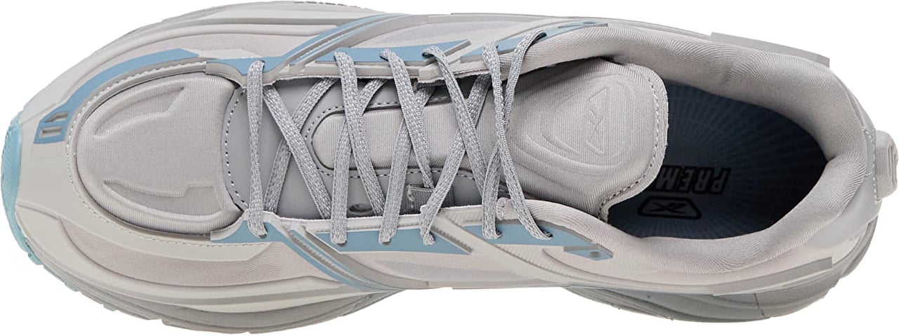 Reebok Grey Eco Leather Shoes Grijs