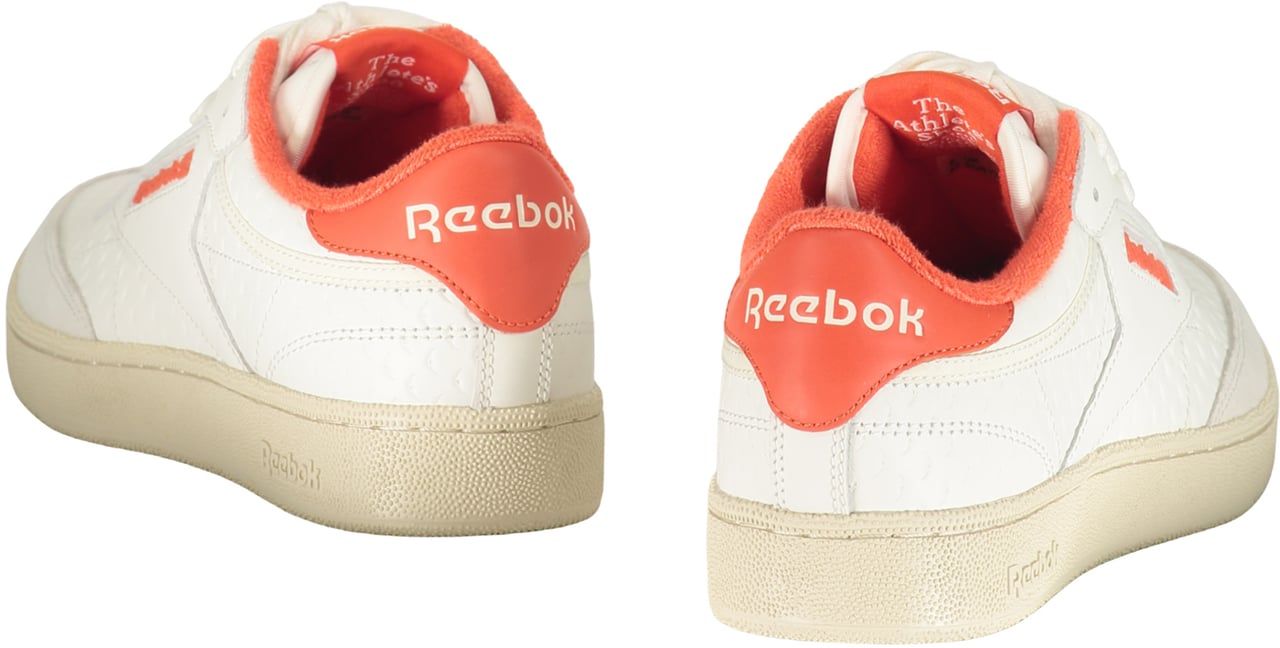 Reebok White sneakers with orange details Wit