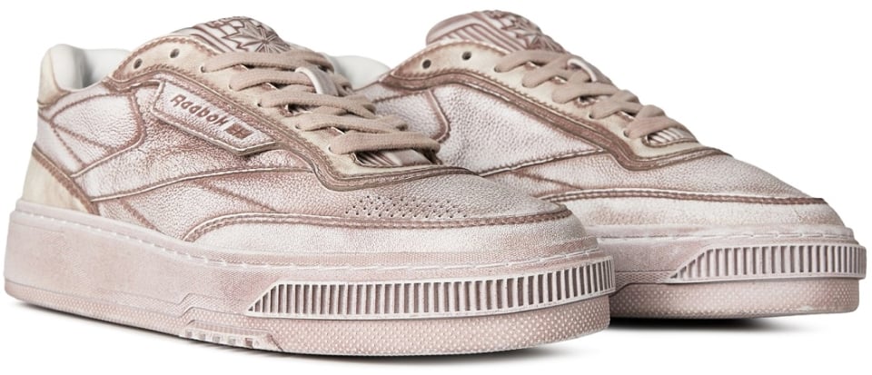 Reebok Club C Ltd Clay Overdyed Sneakers Divers