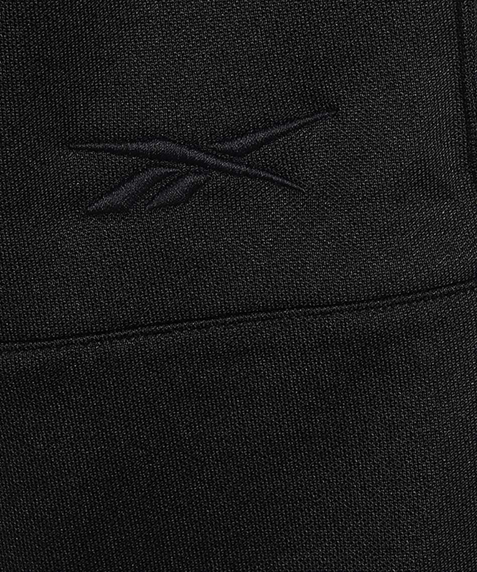 Reebok Techno fabric full-zip sweatshirt Zwart