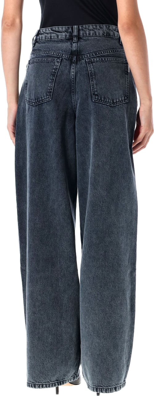 REMAIN Birger Cocoon Denim Pant Nero Zwart