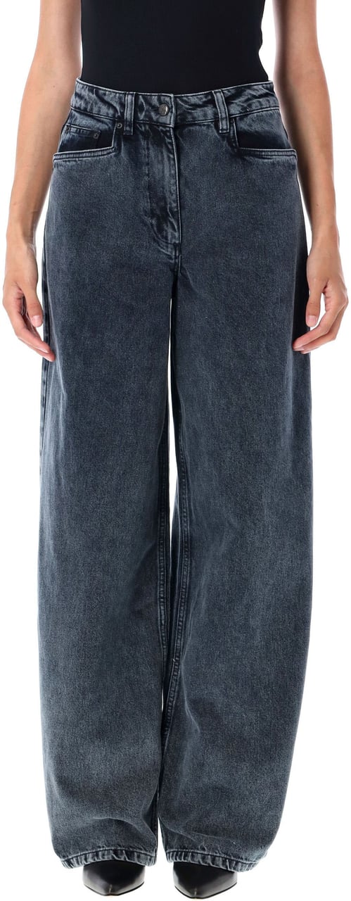 REMAIN Birger Cocoon Denim Pant Nero Zwart
