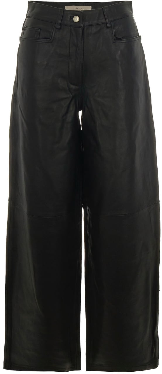 REMAIN Birger Trousers Black Zwart