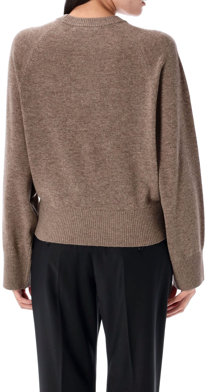 REMAIN Birger Knit Round Neck Walnut Bruin