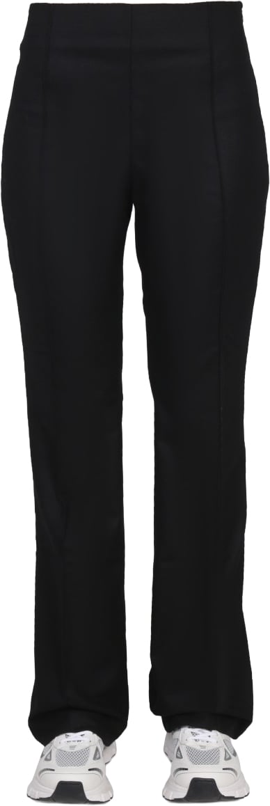 REMAIN Birger High-Waisted Straight-Leg Twill Pants Zwart