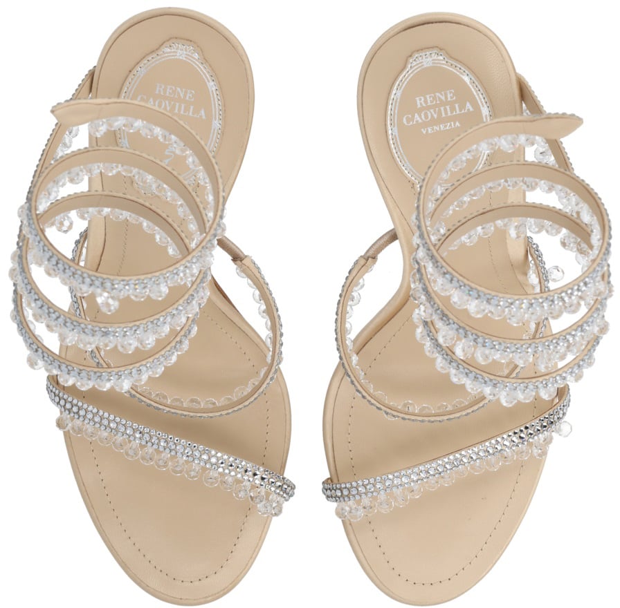 Rene Caovilla SANDALO "CHANDELIER" Beige