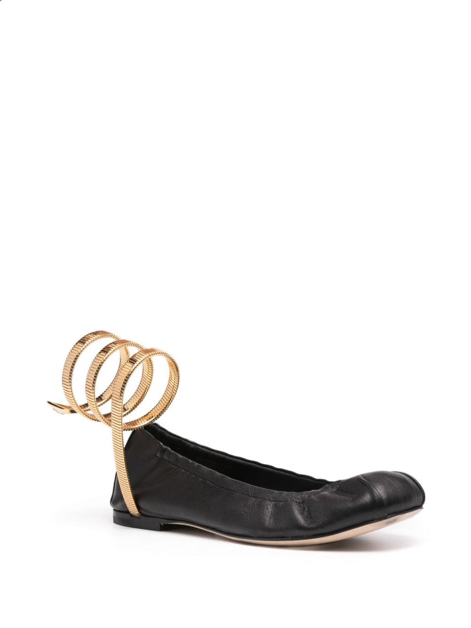 Rene Caovilla Flat Shoes Black Zwart