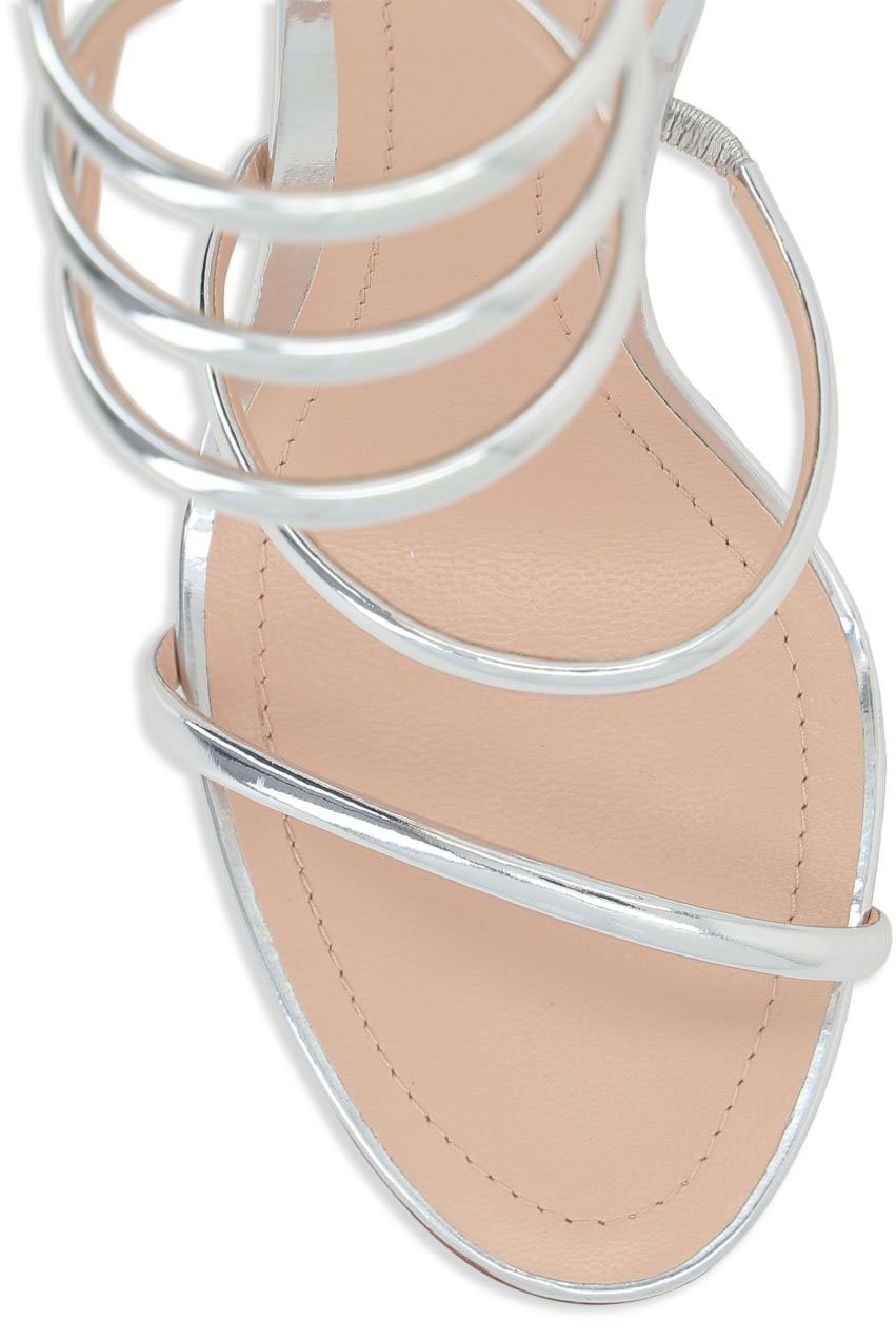 Rene Caovilla Sandals Silver Zilver