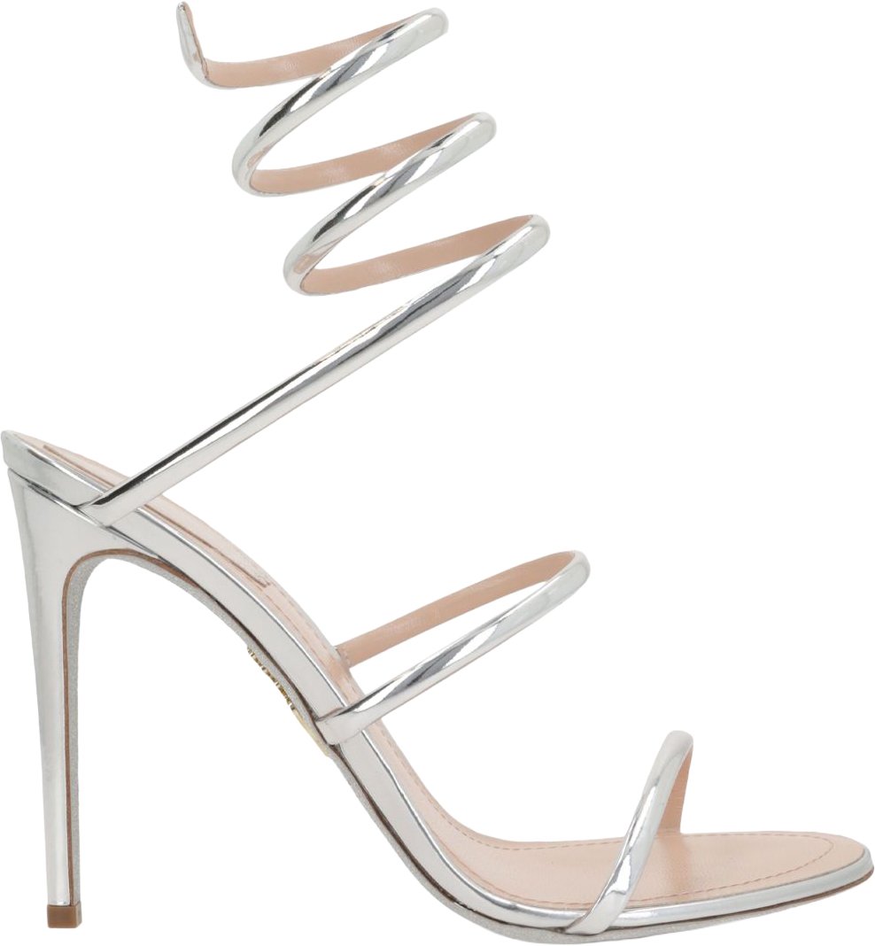 Rene Caovilla Sandals Silver Zilver