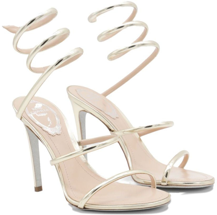 Rene Caovilla Sandals Silver Zilver