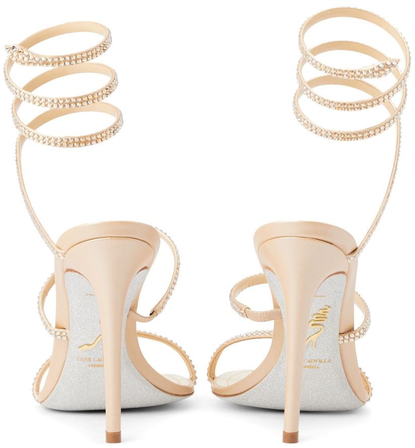 Rene Caovilla Sandals Beige Beige