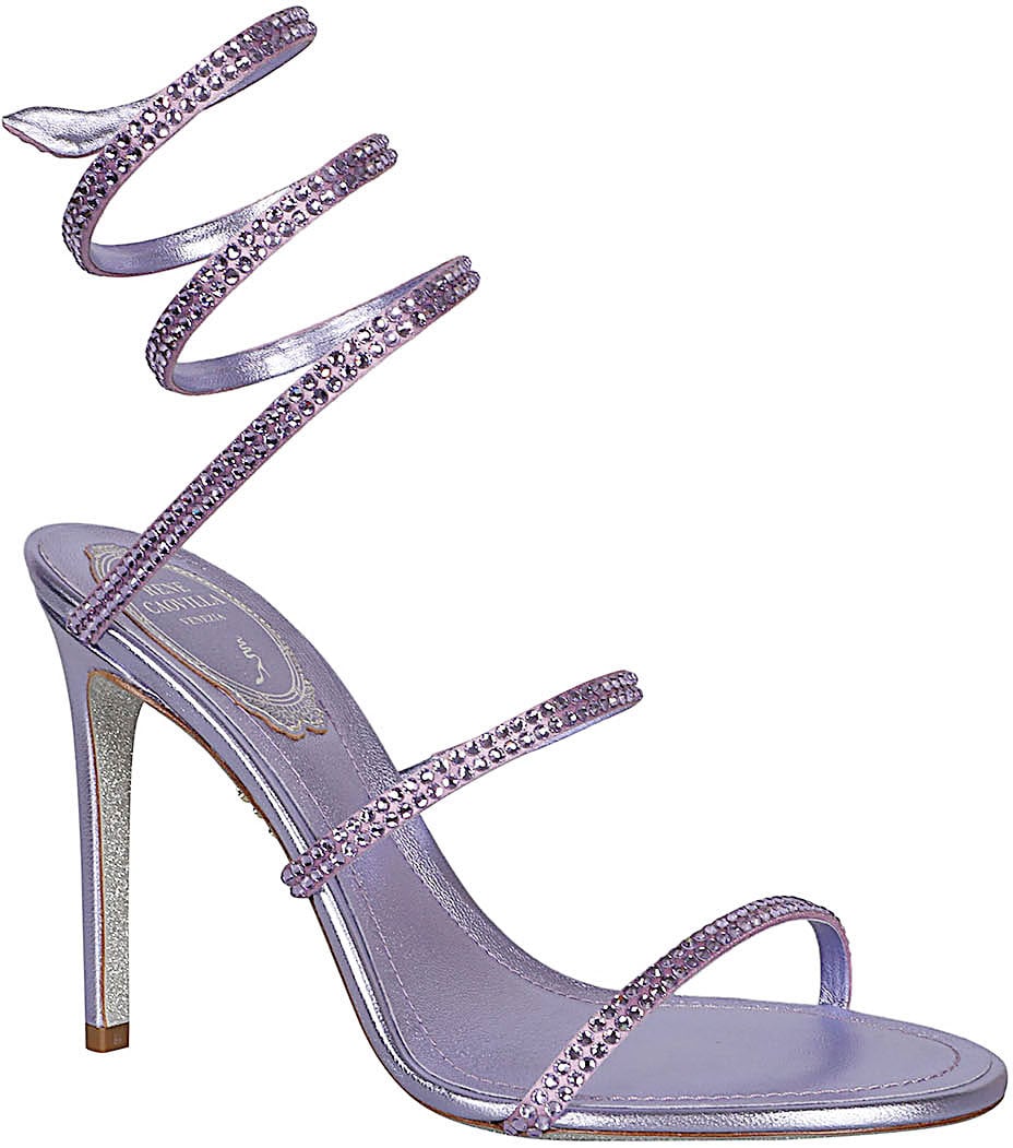 Rene Caovilla Sandals Violet Paars
