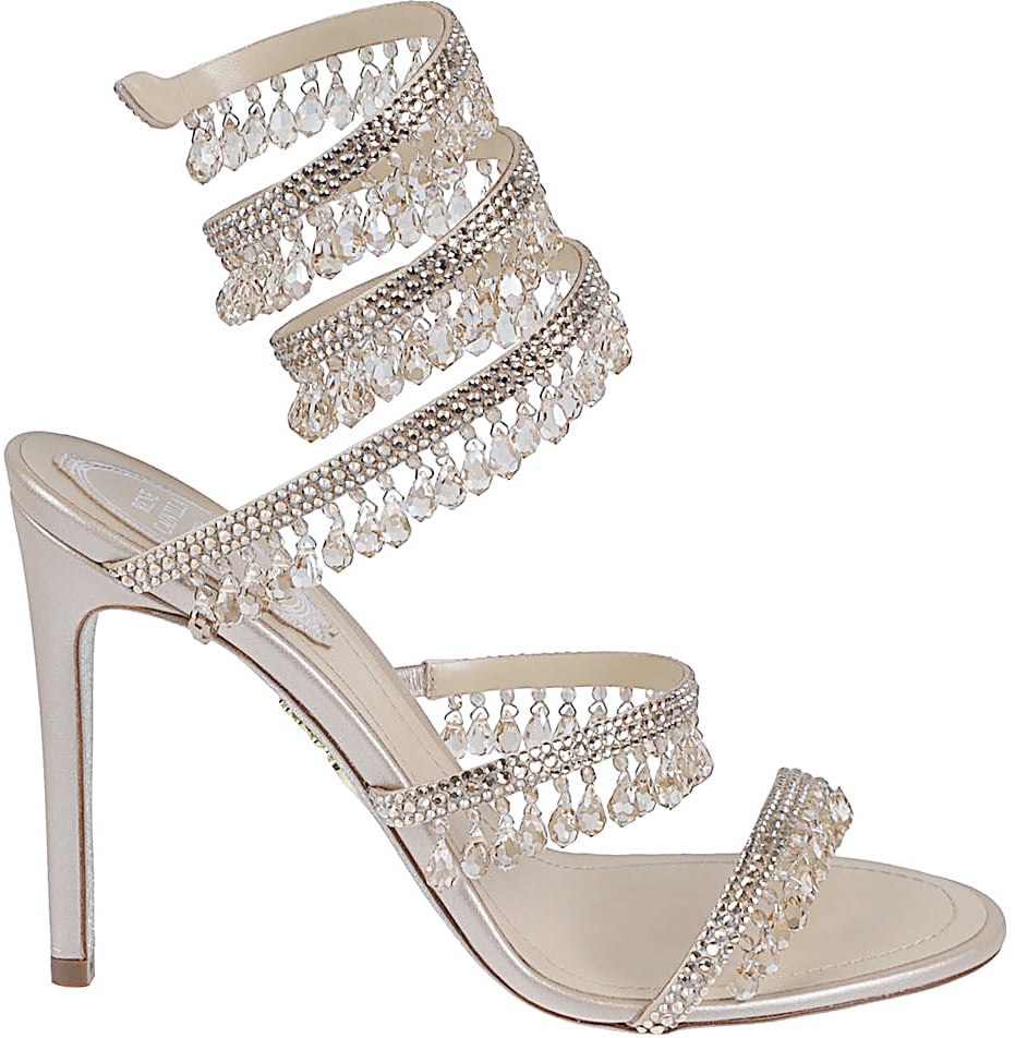 Rene Caovilla Sandals Beige Beige