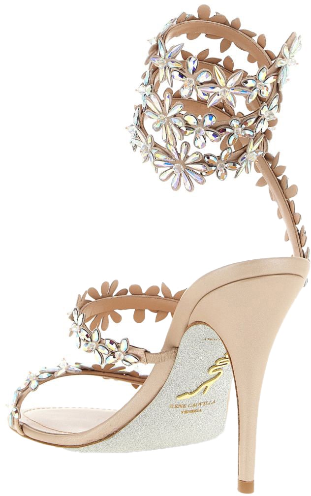 Rene Caovilla Sandals Pink Roze