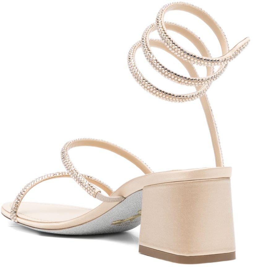 Rene Caovilla Sandals Beige Beige