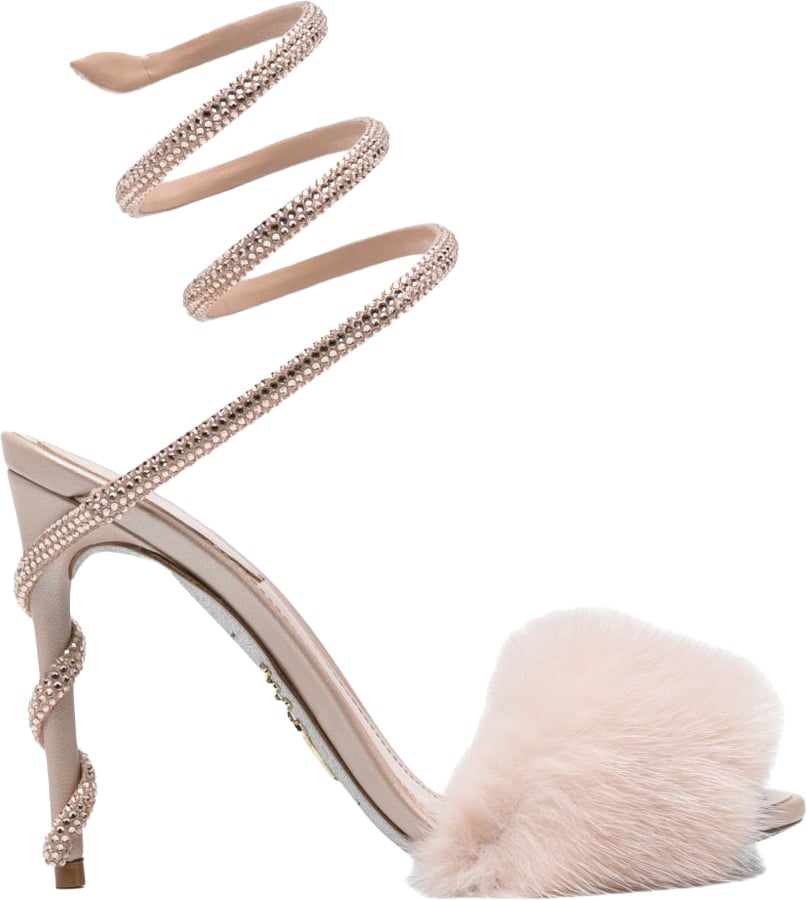 Rene Caovilla Sandals Pink Roze